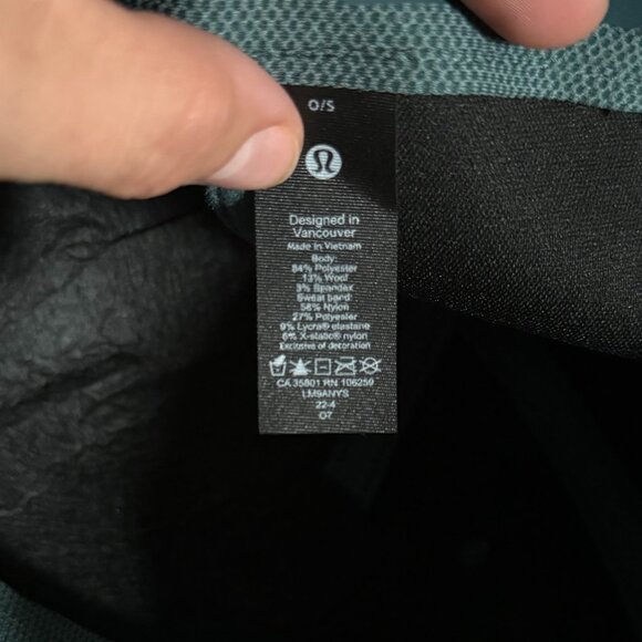lululemon NWT Days Shade Flannel Ball Cap O/S Heathered Green Jasper - Picture 9 of 9